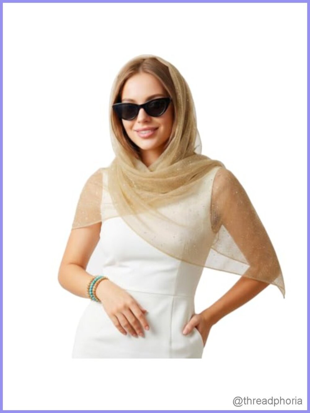 Sequin Mesh Shawl Wrap Scarf for Women Sparkly Sheer Evening Wrap